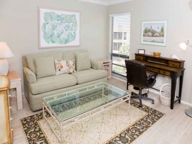Living Area with Work Desk