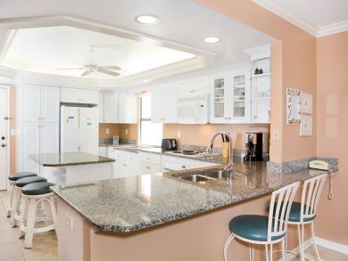 Sanibel Rental On Beach- Updated with Two Bedrooms Plus Den