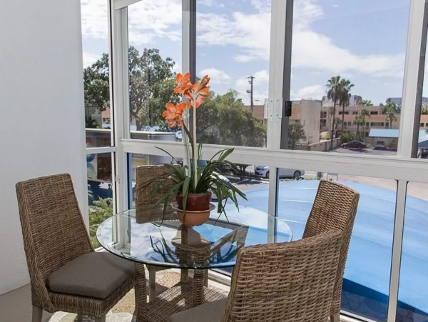 Siesta Key Two Bedroom Beach Condo Sleeps 6 with Shared Pool
