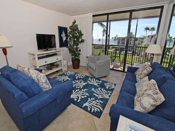 Sanibel Vacation Condo Two Bedroom Gulf Front