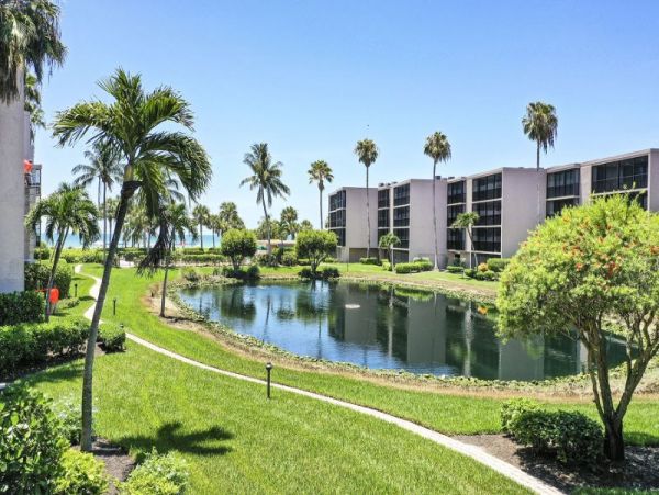 Sanibel Two Bedroom Plus Den Vacation Condo Partial Gulf View