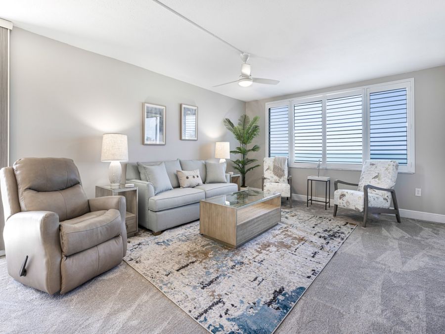 Sanibel Beach Condo with Two Bedrooms & Gulf View Sleeps Six