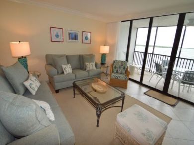 Living Area with Bay View