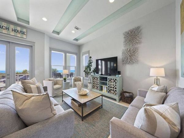 Steps to Beach Vacation Home Six Bedroom