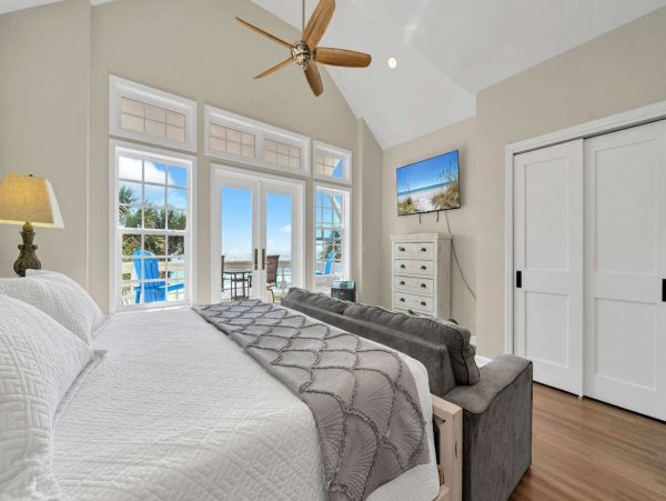 Miramar Gulf Front Vacation Rental Luxury Home with Pool & Guests House