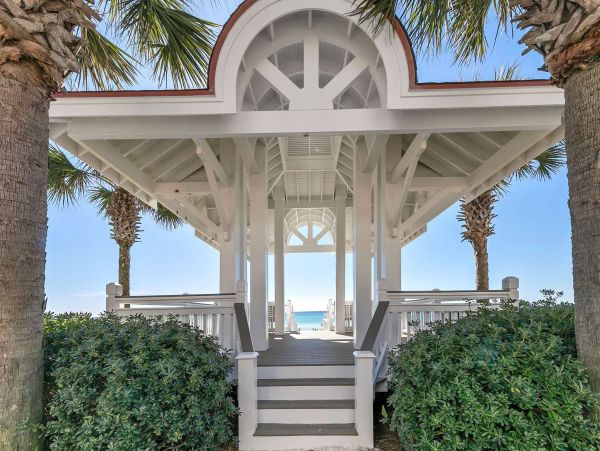 Miramar Gulf Front Vacation Rental Luxury Home with Pool & Guests House