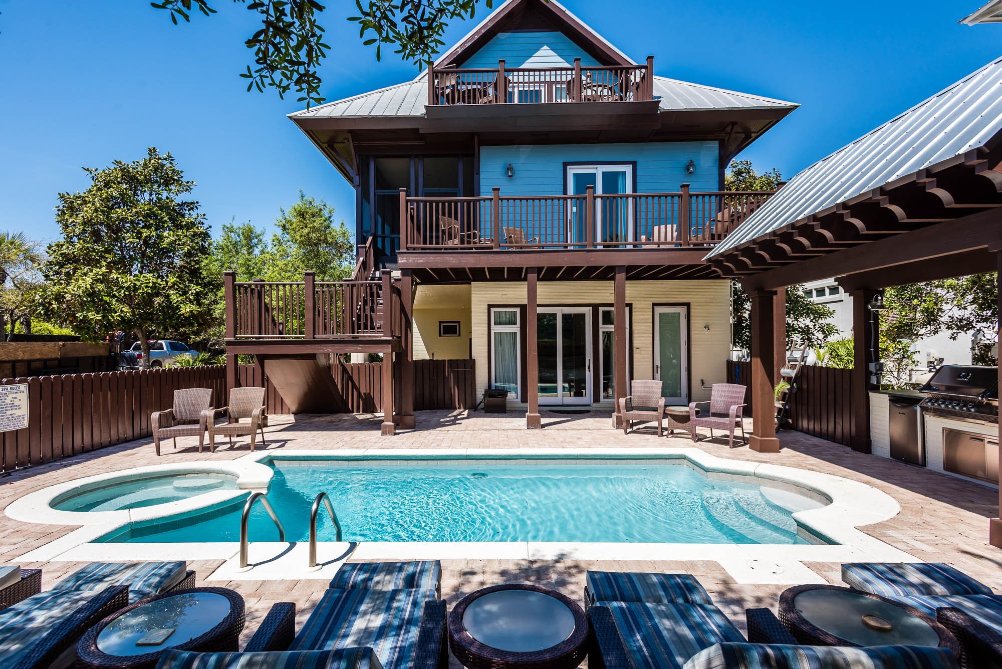 Santa Rosa Beach Luxury Vacation Rental Home Four Bedrooms