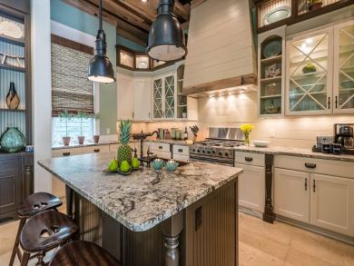 Open Kitchen with Island Seating