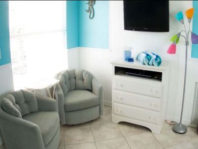 Wall Mounted TV in Living Area