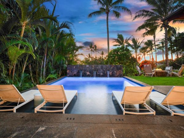 Luxury Kauai Vacation Rentals 4-Bedroom Poipu Vacation Home with Pool