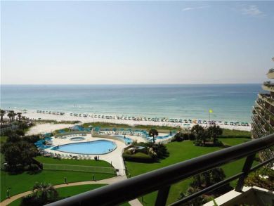 Pool & Beach View from Balcony