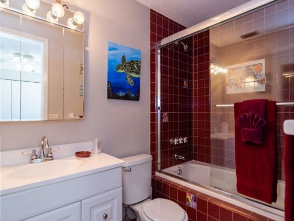 Private Pool at this Three Bedroom Anna Maria Vacation Home