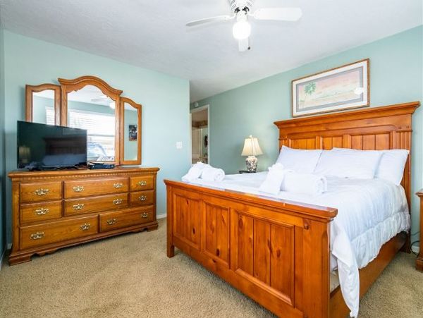 Private Pool at this Three Bedroom Anna Maria Vacation Home