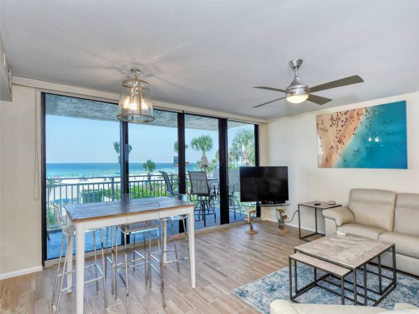 Siesta Key Condo Beach Views, Gulf and Pool a Rare Find!