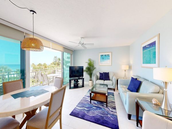 Siesta Key Beachfront Vacation Rental Gulf View Condo with Modern Upgrades