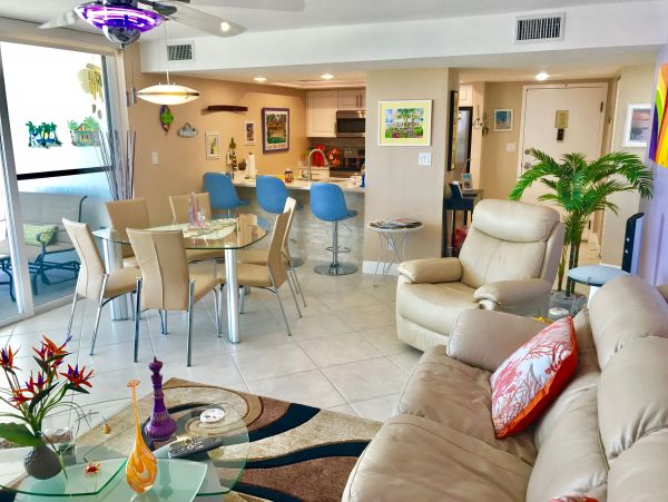 Siesta Key Gulf View Two Bedroom Vacation Condo
