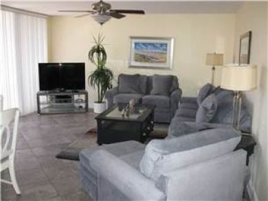 Living Room with Flat Panel TV