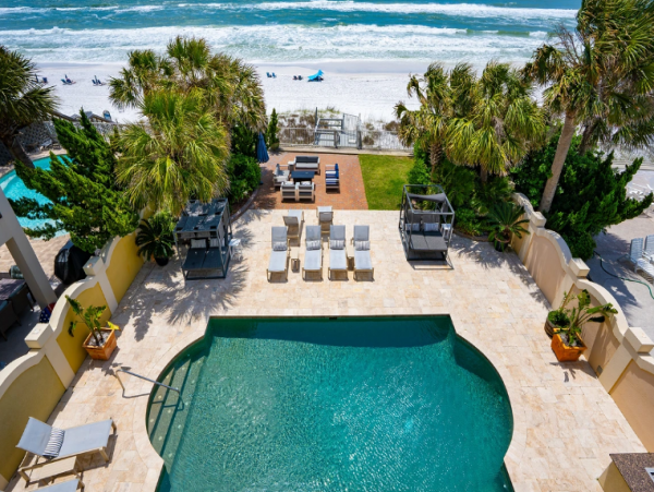 This Posh Destin Rental Home Full Gulf View