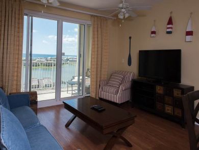 Living Room with Gulf View Living Room with Gulf View