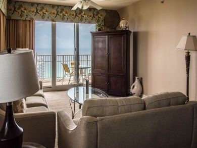 Living Room with Gulf View