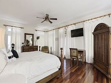 Master Bedroom has King Bed
