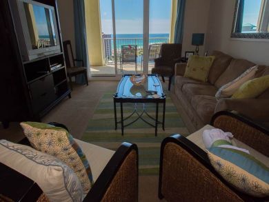 Living Room with Gulf View Living Room with Gulf View