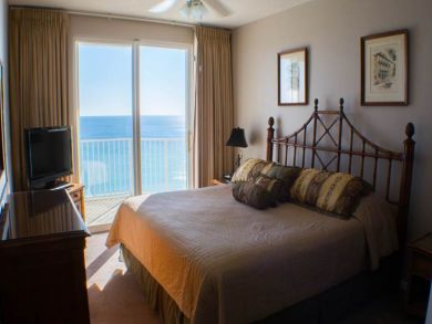 Master Bedroom with Gulf View Master Bedroom with Gulf View