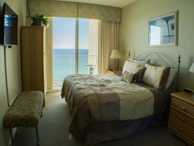 Master Bedroom with Gulf View Master Bedroom with Gulf View