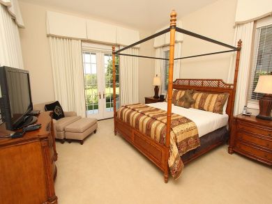 King Bed in Master Bedroom
