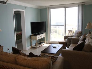Living Area with Flat Screen TV