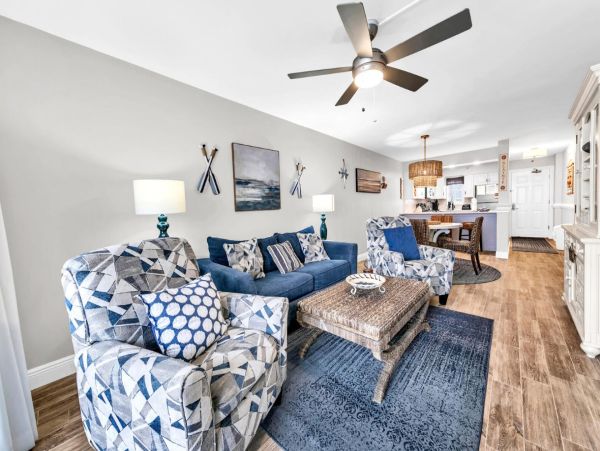 Destin Two Bedroom Beachfront Rental with Stunning Views