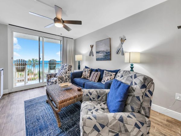 Destin Two Bedroom Beachfront Rental with Stunning Views