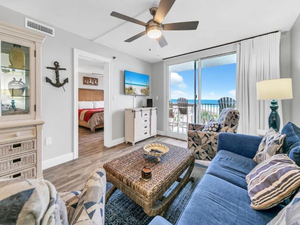 Destin Two Bedroom Beachfront Rental with Stunning Views