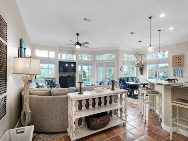 Golf Course View Three Bedroom Rental Condo in Miramar Beach