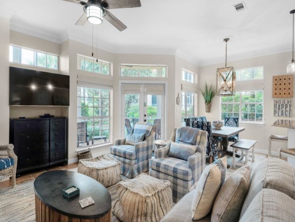 Golf Course View Three Bedroom Rental Condo in Miramar Beach