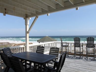 Beach Front Terrace with Outdoor Furniture
