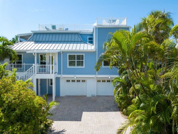 Almost on the Sand Captiva Rental Home Five Bedrooms Sleeps 12