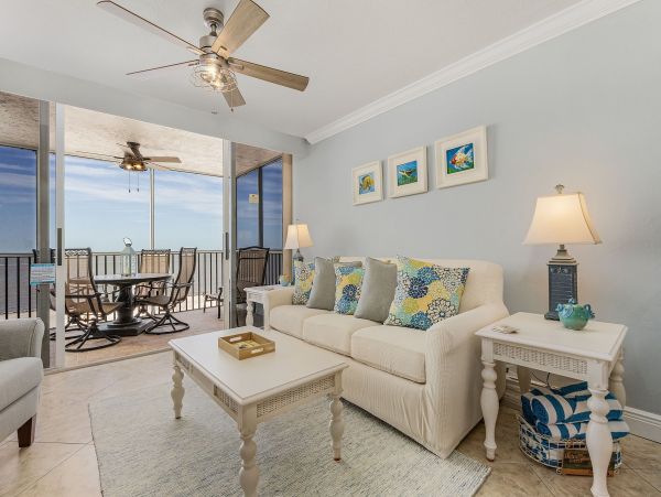 Estero Island Vacation Rental Fort Myers Beach Condo with Gulf & Bay Views