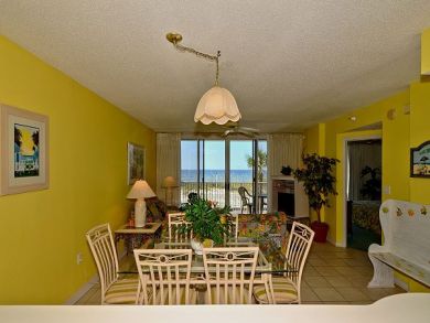 Gulf View from Kitchen Area