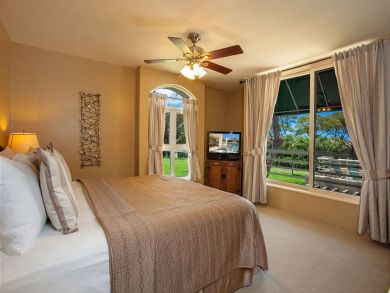 Flat Screen TV in Master Bedroom