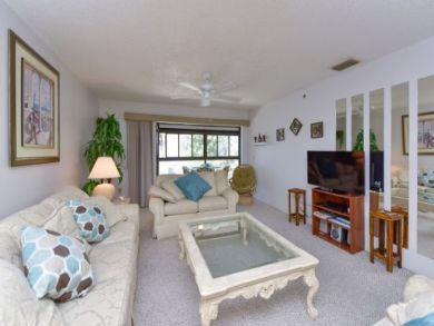 Living Room with Flat Panel TV