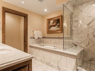 Master Bathroom with Tub & Walk-in Shower