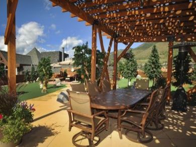 Covered Seating Area