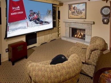 Large Front Screen Projector