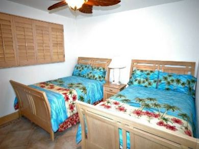 Guest Bedroom has Two Double Beds