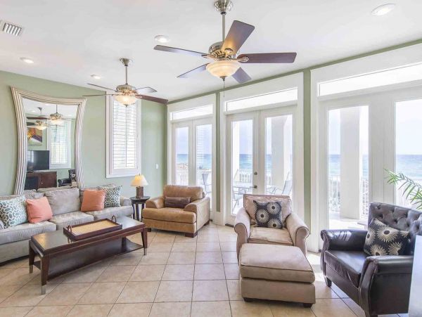 Four Bedroom Beach Front Destin Rental Sleeps Ten