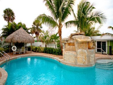 Poolside Tiki Hut