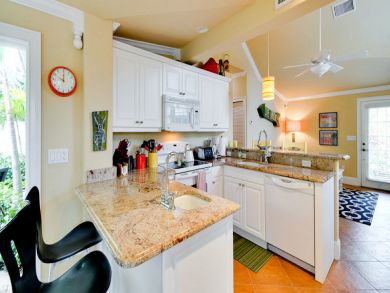 Kitchen with Granite Counter Tops