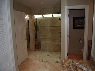 Bathroom with Walk-in Shower & Dual Shower Heads