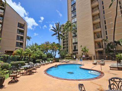 Poolside Lounging Area